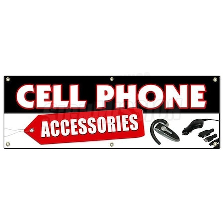 Signmission CELL PHONES ACCESSORIES BANNER SIGN mobile wireless chargers cases B-72 Cell Phones Accessories